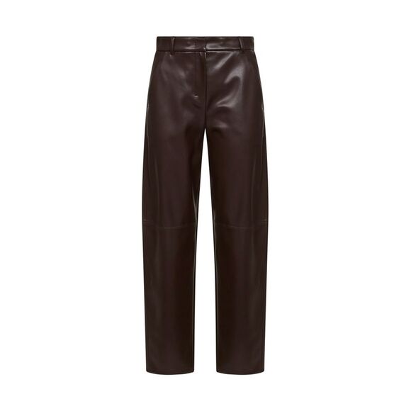 Max Mara S Women Chocolate Smmsospiro Barrel Trousers
